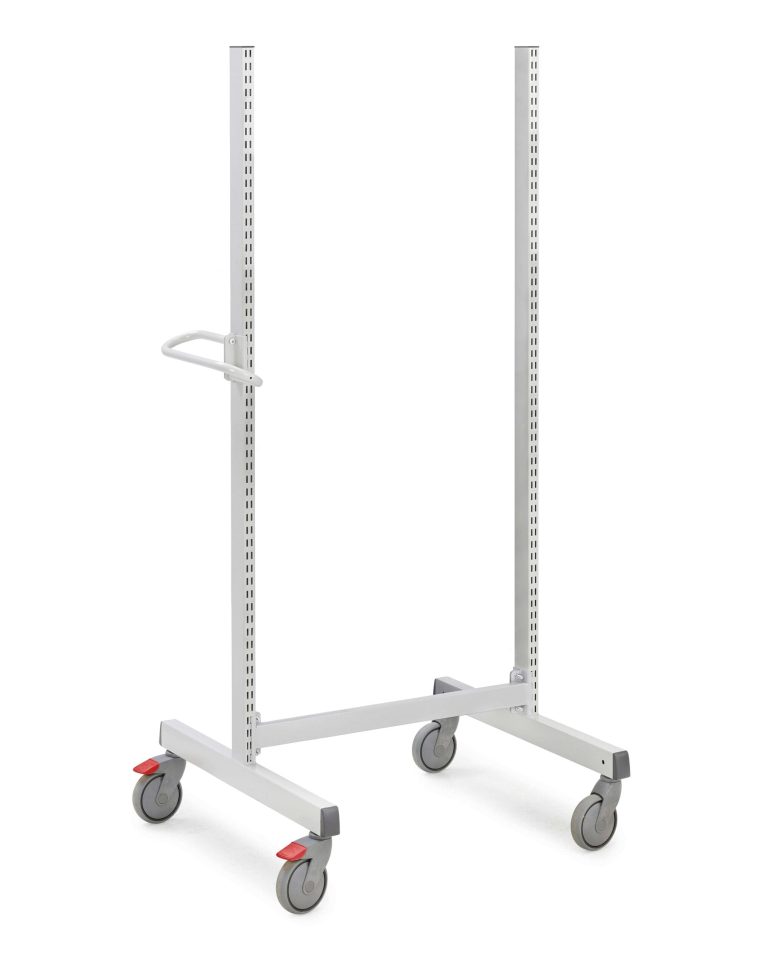 Treston Industrial Multi Trolley High Frame in light grey with swivel castors