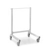 Treston Industrial Multi Trolley Low Frame in light grey with four swivel castors