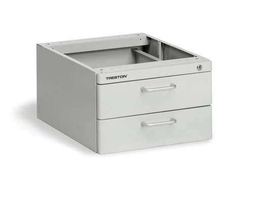 Treston LMC02 lockable workbench drawer unit with two drawers