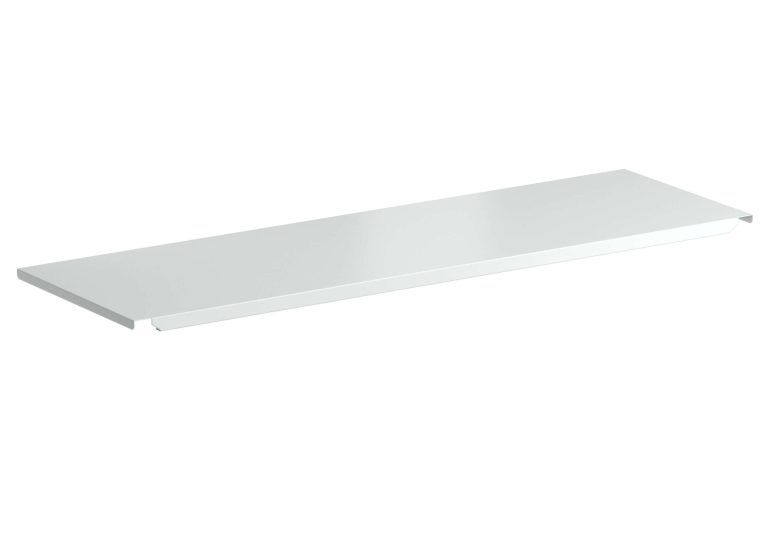 Treston lower steel shelf, 1718 × 460 mm, in light grey RAL 7035