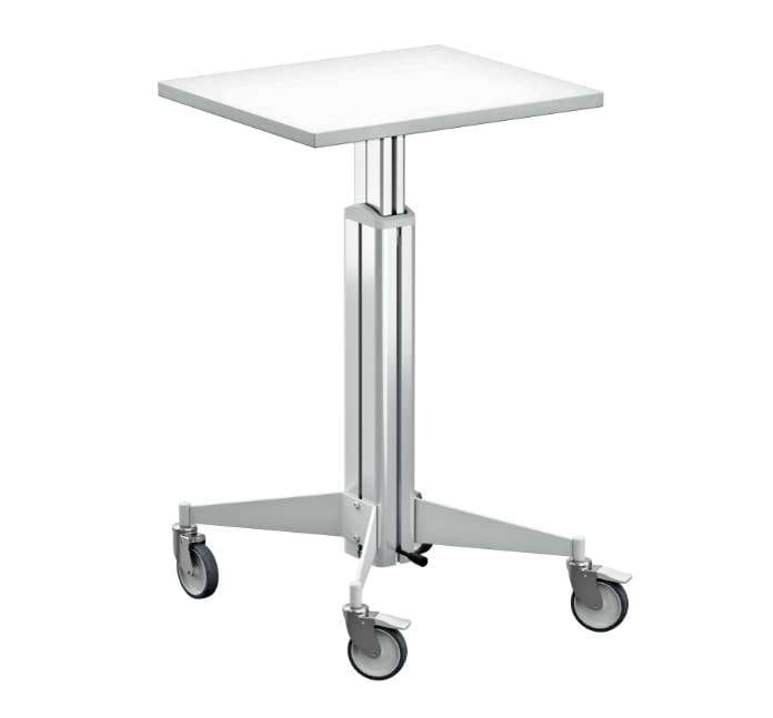 Treston MLCT mobilt höj- och sänkbart arbetsbord 600 x 500 mm på hjul