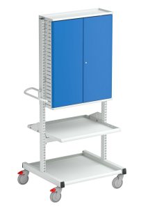 Treston Multivagn som universalvagn med perforerad panel. modulär industrivagn