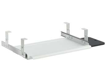 Treston NT 500 ESD keyboard tray under an industrial workbench