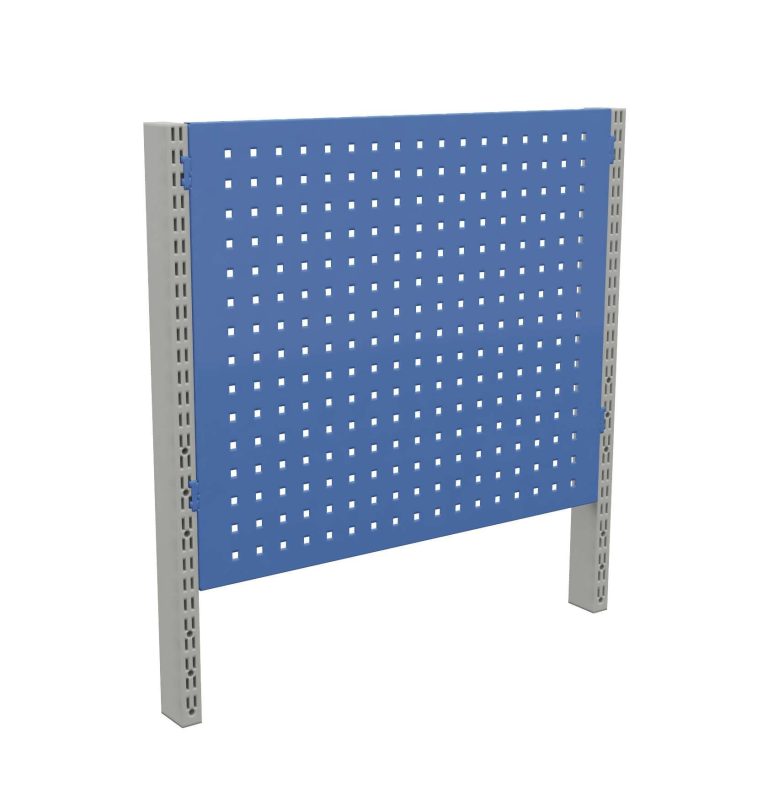 Treston M750/M900 blue perforated back panel for workbench tool storage