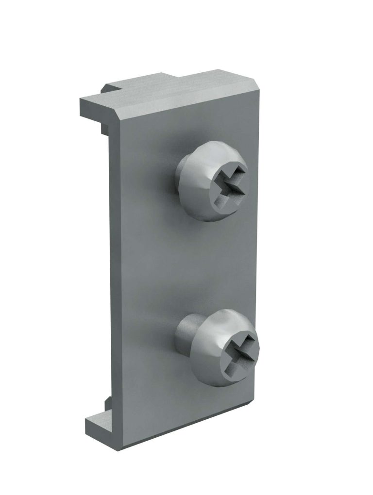 Treston R16 20 mm perforated panel hook with two visible screw heads