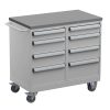 Treston Tool Trolley 3 with steel top and 8 lockable drawers