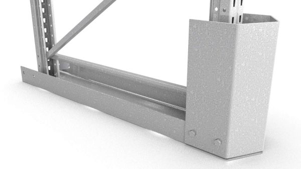 UNP220 Floor Rail for Pallet Racking on Asphalt | Galvanised - THTT