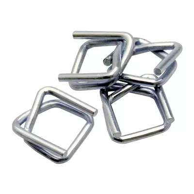 WG-spänne 13 mm i elförzinkat stål, trådspänne för vävt PET-band