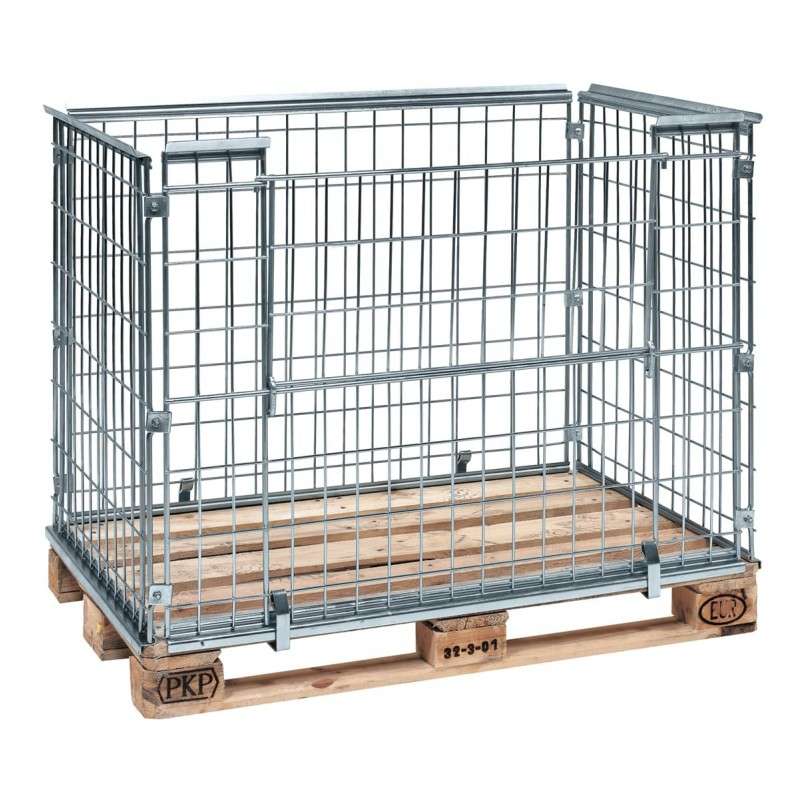 Wire Mesh Pallet Cages for Euro Pallets