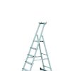 XLstep S aluminium platform step ladder with tool tray