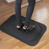 Yoga Fashion grey anti-fatigue mat for office workstations and reception desks