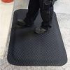 Yoga Fashion Nitril 16 mm anti-fatigue workplace mat with black nitrile rubber surface