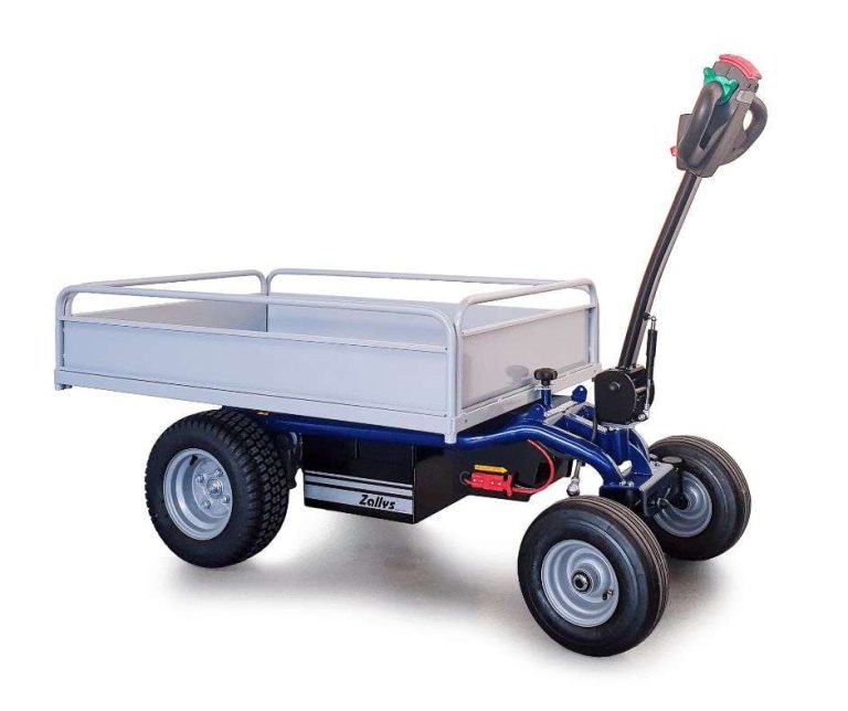 Zallys JESPI electric material handling cart, 1,000 kg, modular platform cart